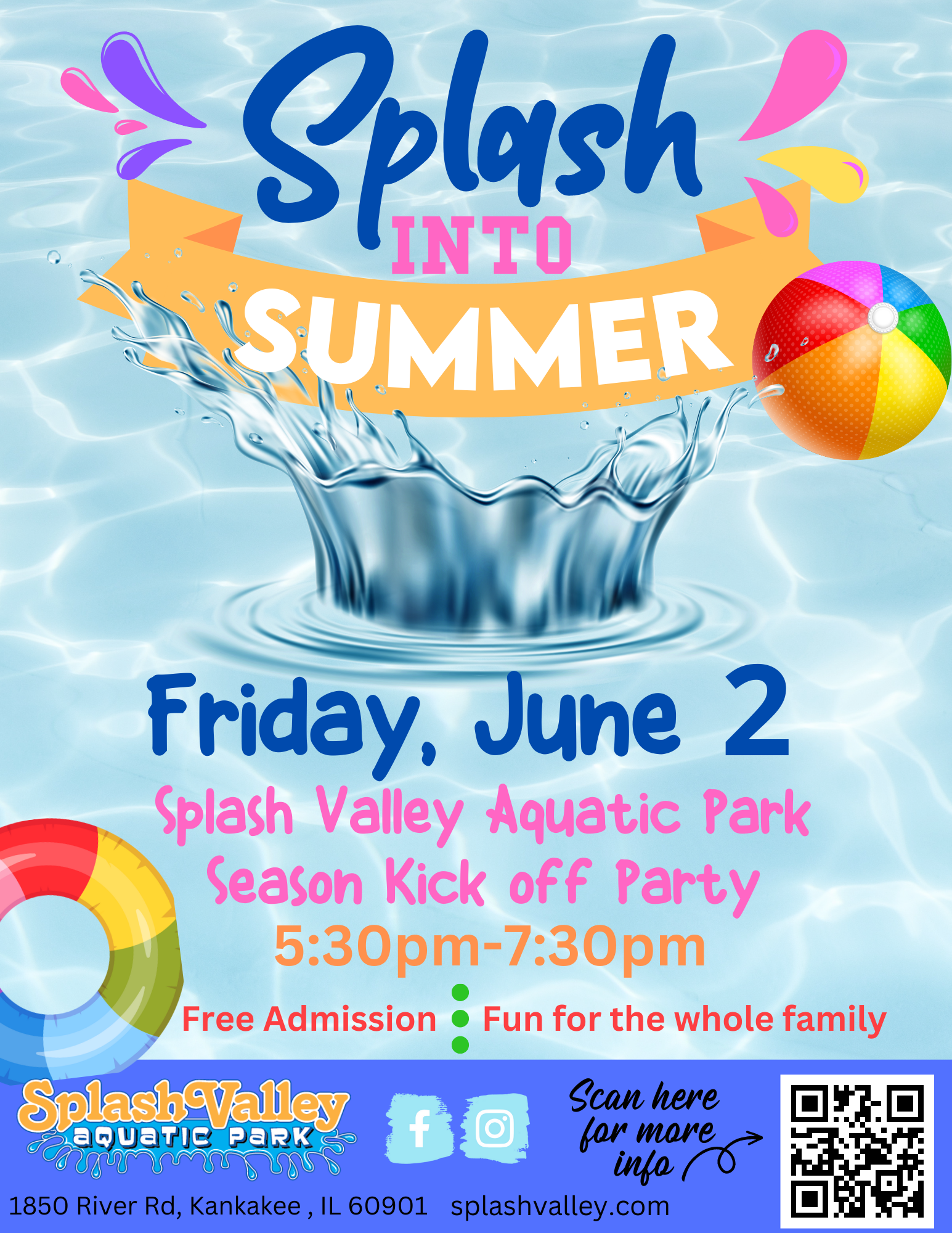 Splash Valley Aquatic Park's Season Kick Off Party